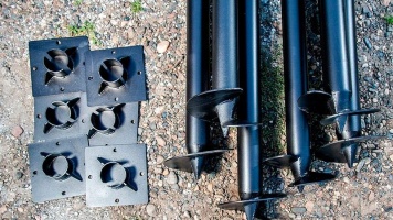 Винтовые сваи ,как сделать своими руками?