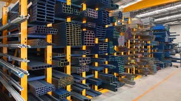 Розничный склад металла в Карасунском округе города Краснодара.