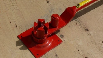 Ручной станок для  гибки арматуры,как сделать своими руками:фото, чертежи.