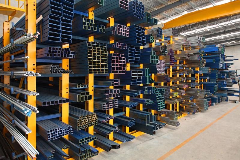 Розничный склад металла в Карасунском округе города Краснодара.